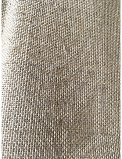 Toile jute CS425 425gr/m2 laize 190cm 100% jute le mètre (ou en rouleau de 50m)