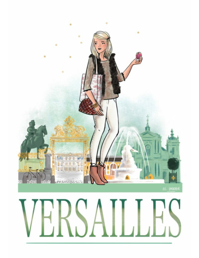 Versailles - affiche, carte