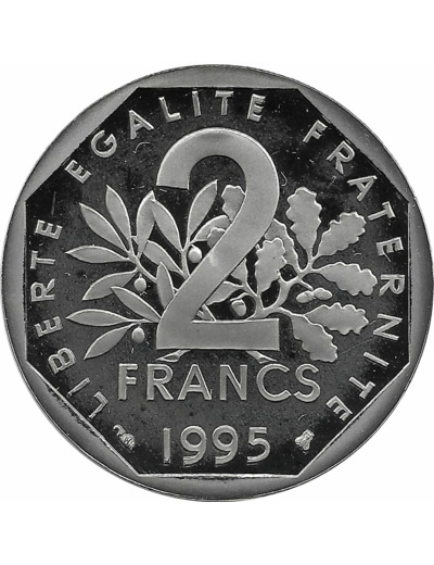 FRANCE 2 FRANCS ROTY 1995 BE