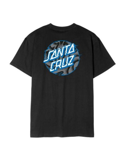 Tee Shirt SANTA CRUZ Vivid Slick Dot Black