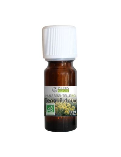 Huile essentielle de Fenouil doux Bio AB -Propos nature 10ml*