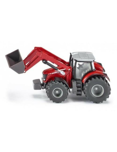 SIKU 1985 TRACTEUR MASSEY FERGUSSON CHARGEUR FRONTAL 1/50 METAL