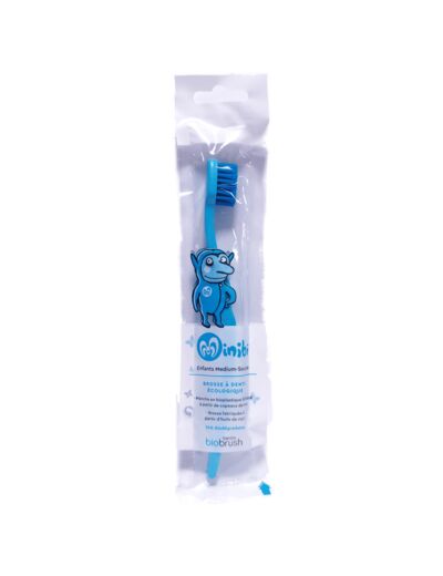 Brosse À Dents Bleu Enfants Médium-Souple Éco