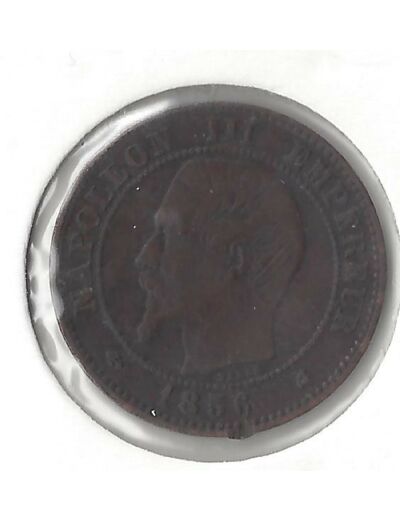 FRANCE 2 CENTIMES NAPOLEON III1856 K TB+