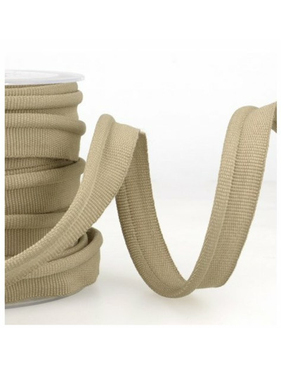 Simple passepoil taupe 519 C45 8mm 100%polyester le mètre 519C45
