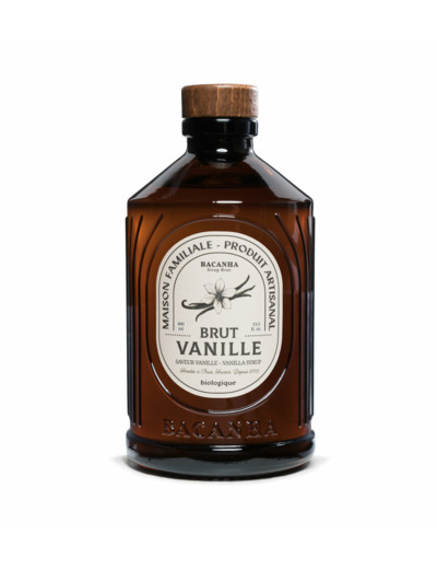 Sirop Vanille Brut - Biologique - 400ml