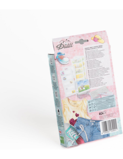 Diddl Kit Tampon Textile Personnalisable