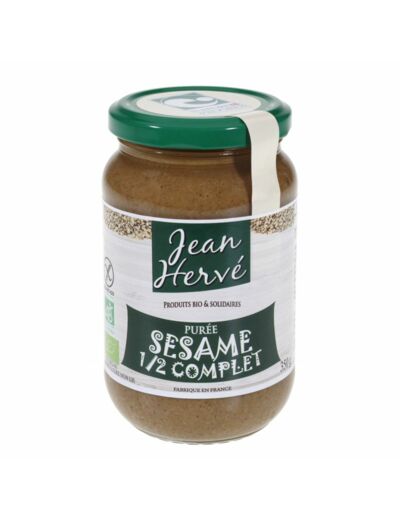 Purée de sésame 1/2 complet Bio-350g-Jean Hervé