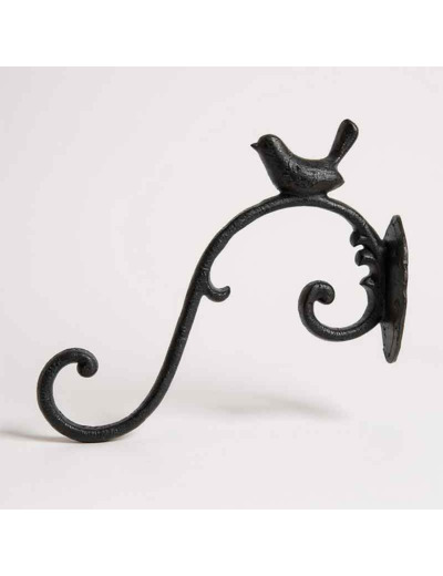 Potence murale oiseaux 7x29x11cm