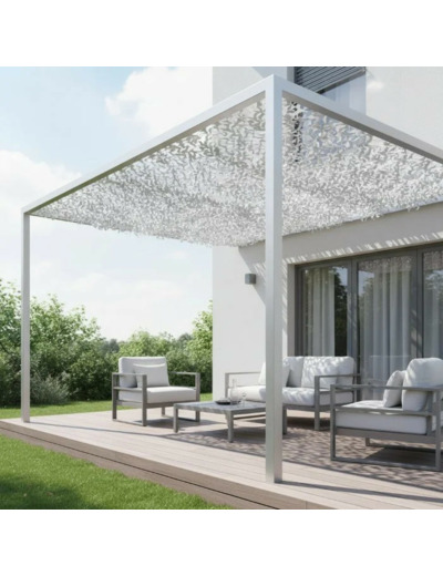 Filet camouflage S-Cut Steel premium 3×6 m ombragé