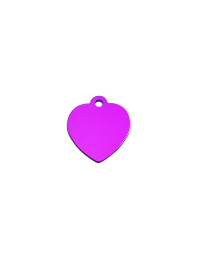 Petit coeur violet - 2.5x3cm
