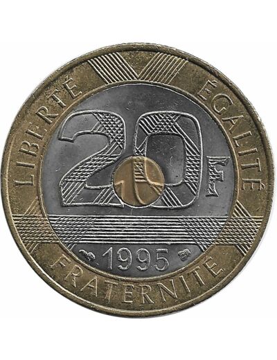 FRANCE 20 FRANCS MONT ST MICHEL 1995 SUP
