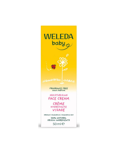 Crème hydratante visage bébé Calendula sans parfum 50ml