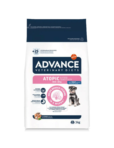 Advance Veterinary Chien, ATOPIC MINI - 3KG
