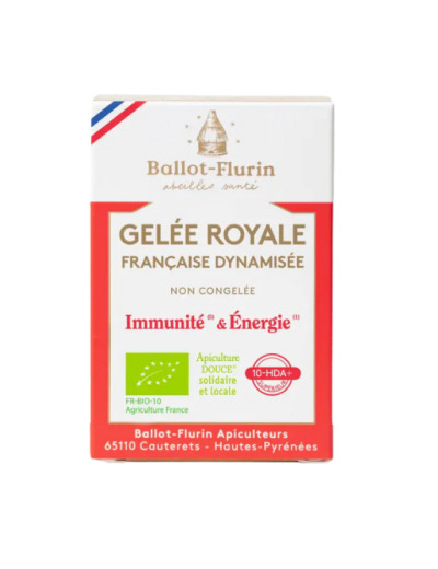 Gelée Royale Fraîche Dynamisée 10g