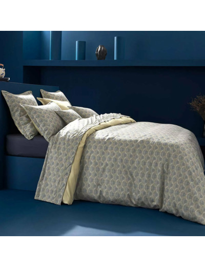 Drap plat ÉVENTAILS ARGILE Garnier Thiebaut