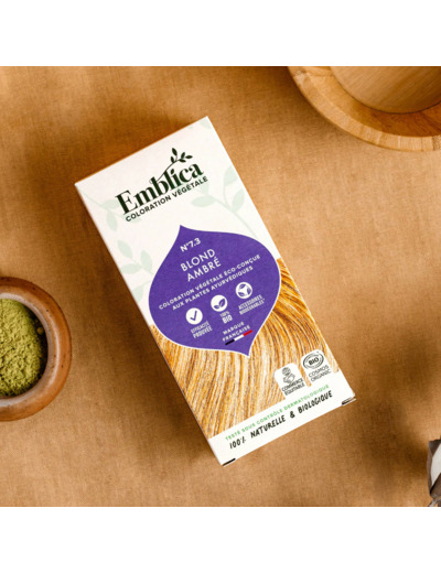 Coloration végétale Blond ambré