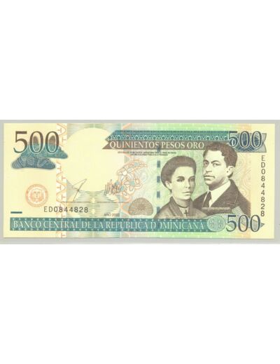 REPUBLIQUE DOMINICAINE 500 PESOS 2003 SERIE ED NEUF