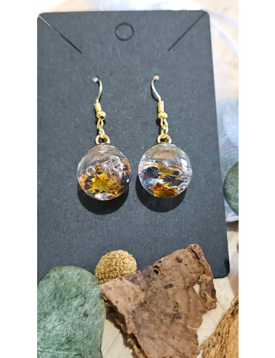 Boucles d'oreilles "Bulles de fantaisie"