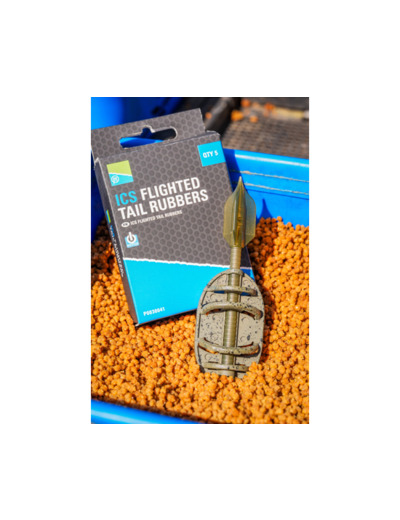ICS flighted tail rubber preston
