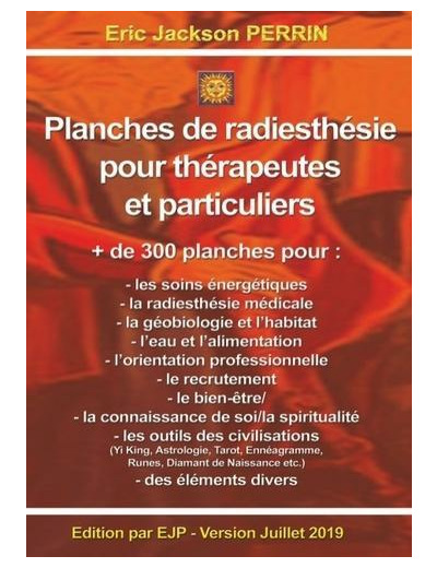 Planches de radiesthésie pour thérapeutes et particuliers -