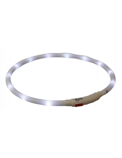 Collier / Anneau lumineux Flash USB blanc - 70 cm/ø 10 mm
