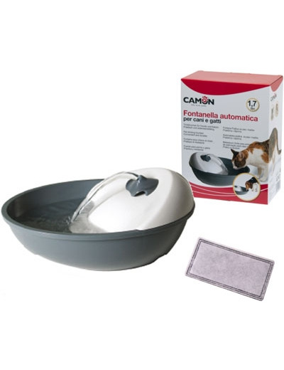 Fontaine à eau automatique CAMON pour chien et chat - 1,7L