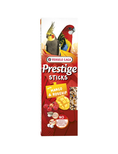 Sticks Grandes Perruches avec Mangue & Églantine