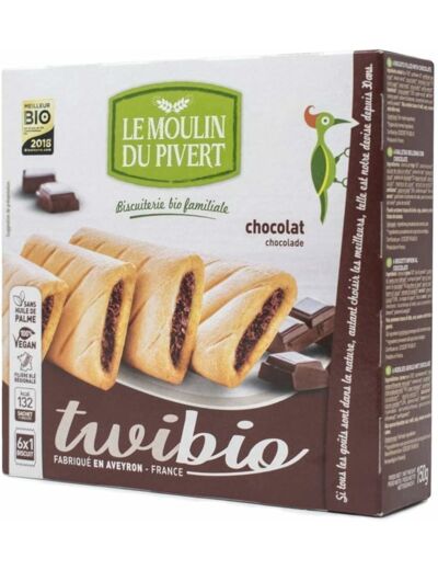 Biscuit fourre chocolat Twibio 150g Twibio