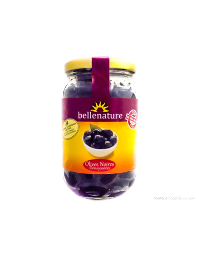 Olives Noires Dénoyautées Bio 180g