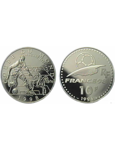 FRANCE 10 FRANCS URUGUAY N°19565 1998 B.E