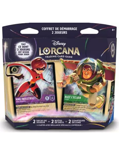 Disney Lorcana - Decks Préconstruits 2 joueurs - Toy Story & Les Indestructibles