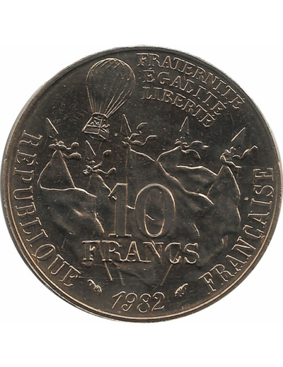 FRANCE 10 FRANCS GAMBETTA 1982 FDC