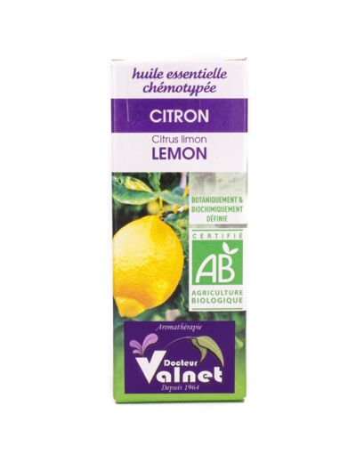 Huile Essentielle de Citron Bio 10ml