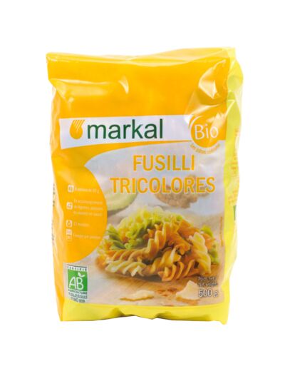 Fusilli Tricolores Bio 500g