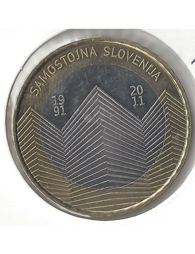 SLOVENIE 2011 3 EURO SAMOSTOJNA SUP