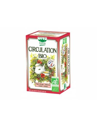 Tisane circulation bio-20 sachets-Romon Nature