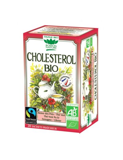 Tisane Cholesterol bio-20 sachets-Romon Nature