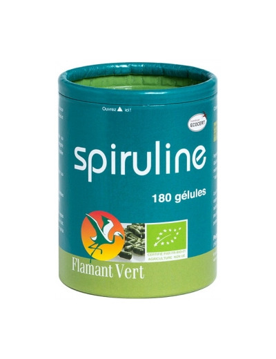 Spiruline Bio Ecocert 180 gélules