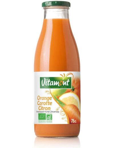 Jus d orange carotte citron 75cl VITAMONT