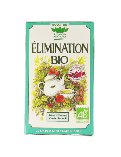 Infusion Elimination Minceur 20 Sachets 32g Bio