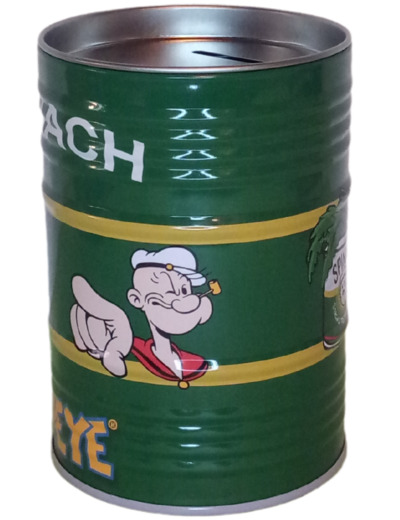 Tirelire fût Popeye, Spinash - Les Collections rétro