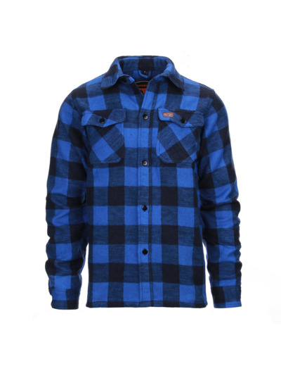Chemise de bûcheron bleu/noir