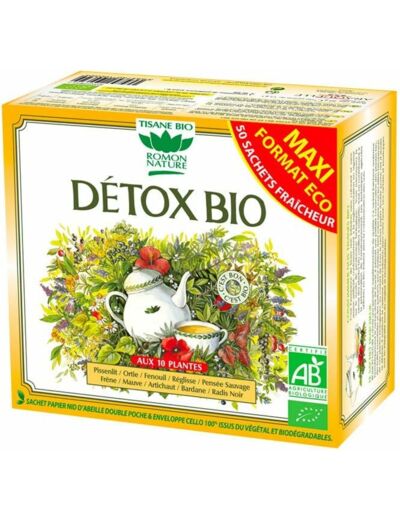 Tisane detox 50x1.6g Romon Nature