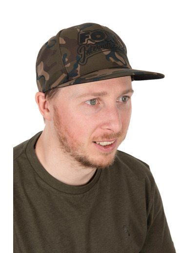 camo flat peak snap fox