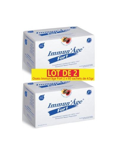 Lot de 2 Immun'âge Fort 2 x 60 sachets de 4.5gr