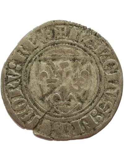 CHARLES VI (1380-1422) BLANC DIT GUENARD SAINTE MENEHOULD TB DU377 N1