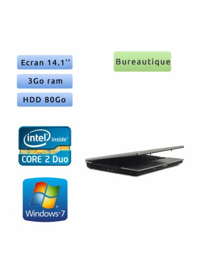 HP EliteBook 6930p - Windows 7 - 2.4Ghz 3Go 80Go - 14.1 - Webcam - Grade B - Ordinateur Portable