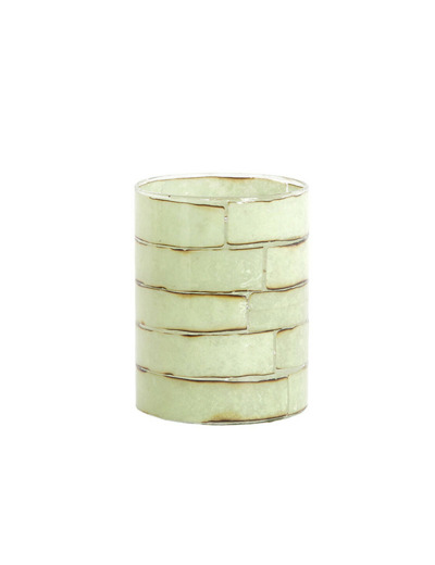 Photophore Droneri vert 10x10x13cm