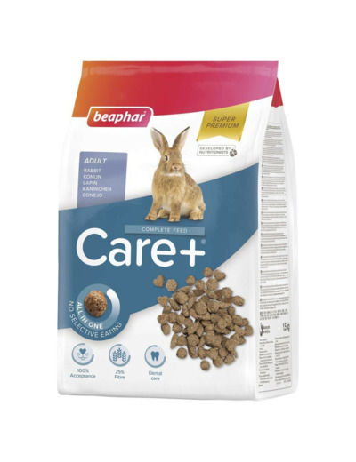 Alimentation extrudée CARE+ pour lapin - 2 tailles